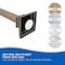 Kenney Mfg Twist & Fit No Tools Katrina Decorative Tension Shower Curtain Rod, 42-72in, Oil Rubbed Bronze KN911C/38HUS - alternate 2
